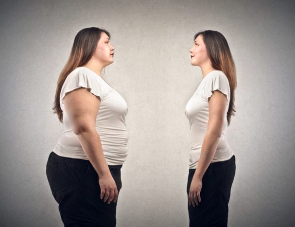 худое тело против жирного, которое здоровее