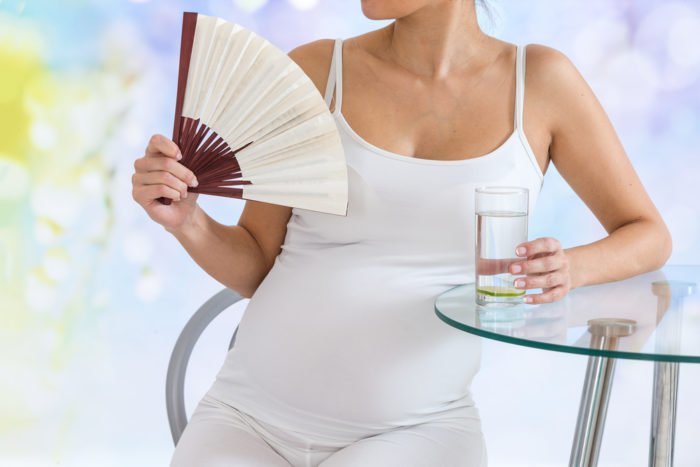 преодоление жары во время беременности